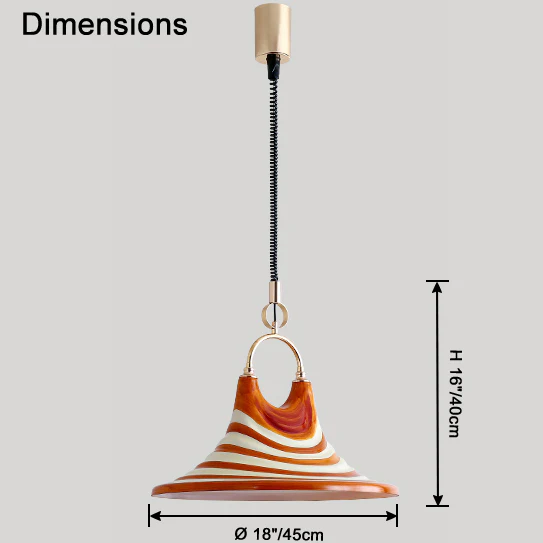 WOMO Cone Rise Fall Pendant Light-WM2866 - Image 22
