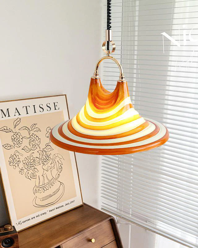 WOMO Cone Rise Fall Pendant Light-WM2866 - Image 4