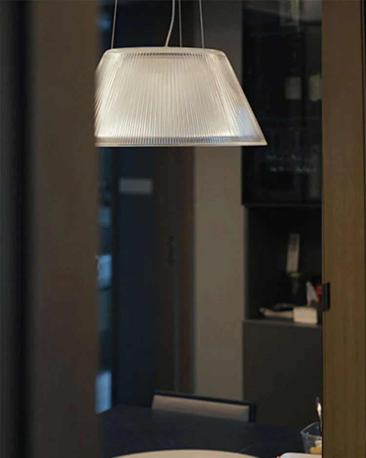 WOMO Conical Drum Glass Pendant Light-WM2788 - Image 12