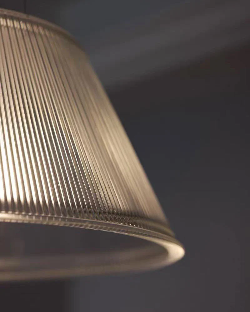 WOMO Conical Drum Glass Pendant Light-WM2788 - Image 18