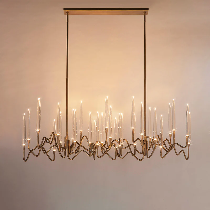 WOMO Crystal Candlestick Chandelier-WM2603 - Image 14