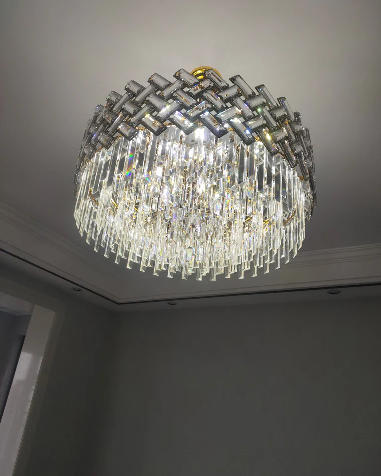 WOMO Shield Crystal Round Chandelier-WM2190 - Image 10
