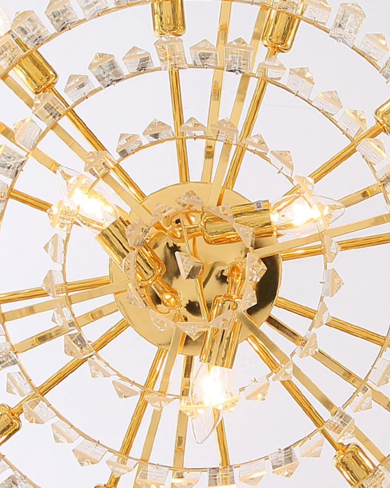 WOMO Shield Crystal Round Chandelier-WM2190 - Image 14