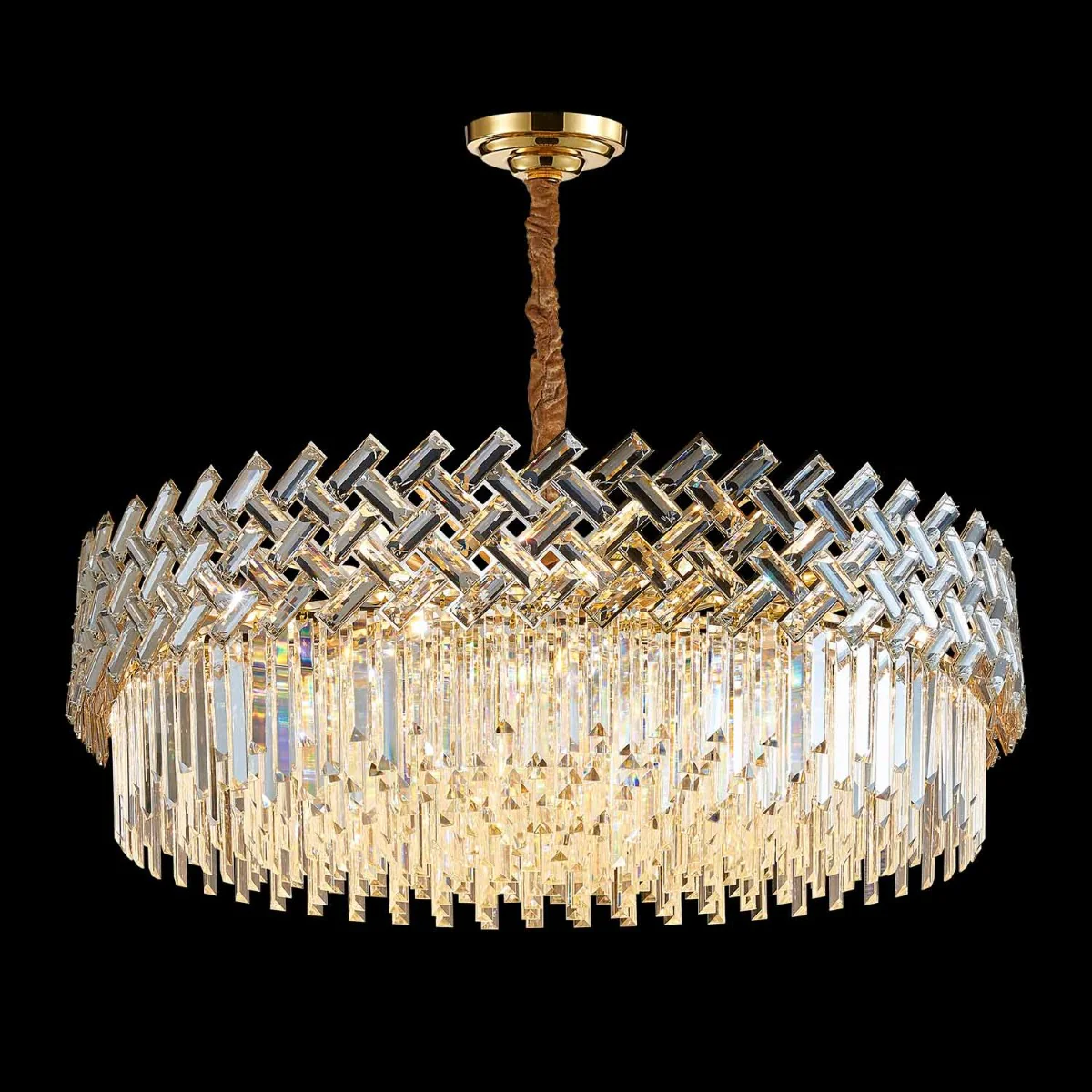 WOMO Shield Crystal Round Chandelier-WM2190 - Image 19