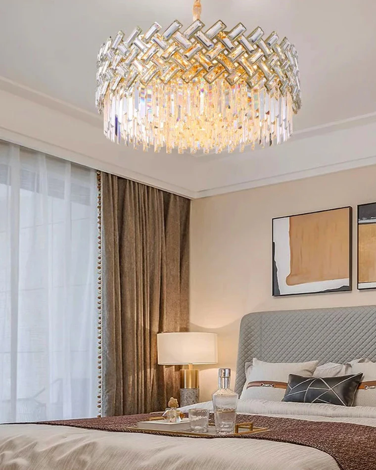 WOMO Shield Crystal Round Chandelier-WM2190 - Image 3