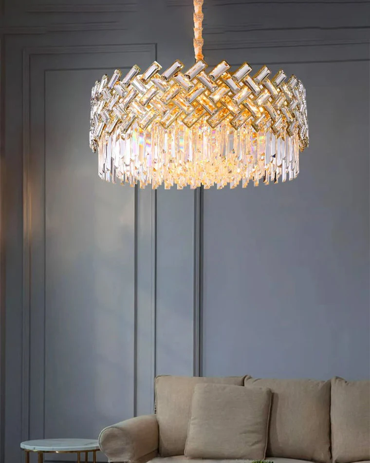 WOMO Shield Crystal Round Chandelier-WM2190 - Image 4
