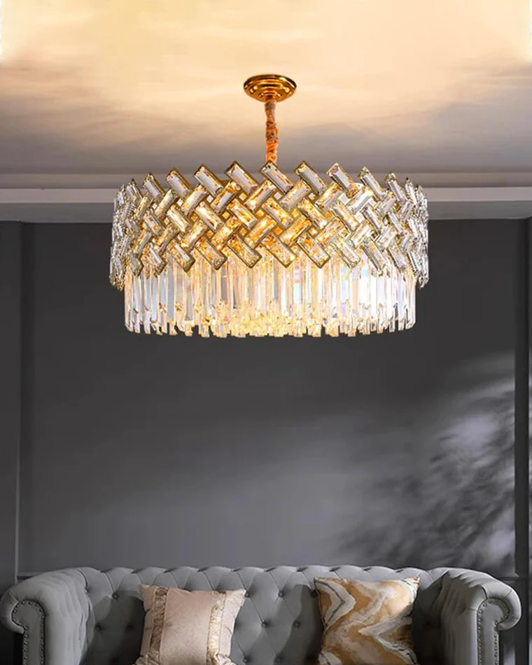 WOMO Shield Crystal Round Chandelier-WM2190 - Image 6