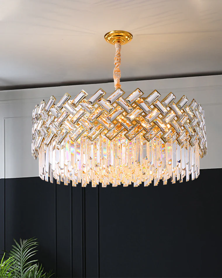 WOMO Shield Crystal Round Chandelier-WM2190 - Image 7