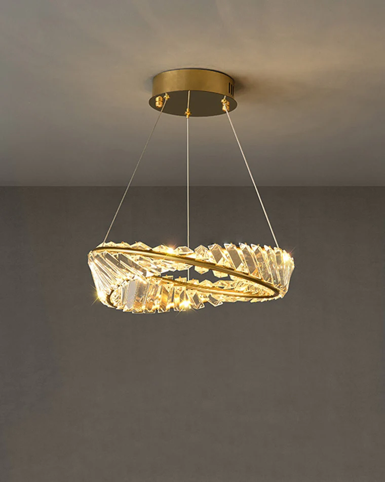 WOMO Möbius Crystal Prism Circular Chandelier-WM2191 - Image 33