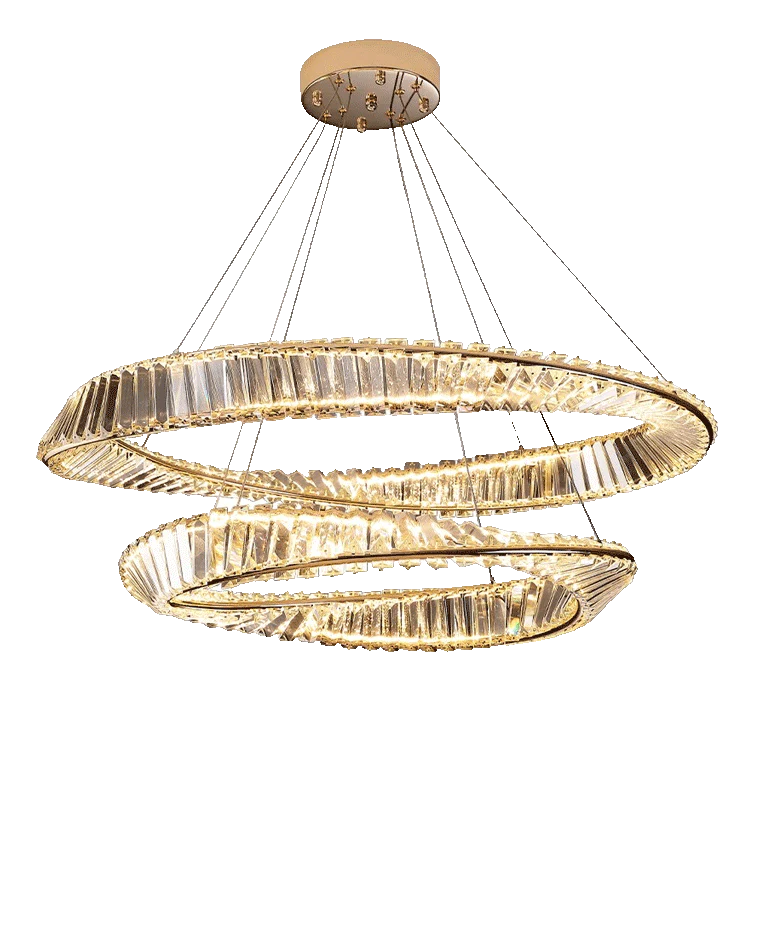 WOMO Möbius Crystal Prism Circular Chandelier-WM2191 - Image 68