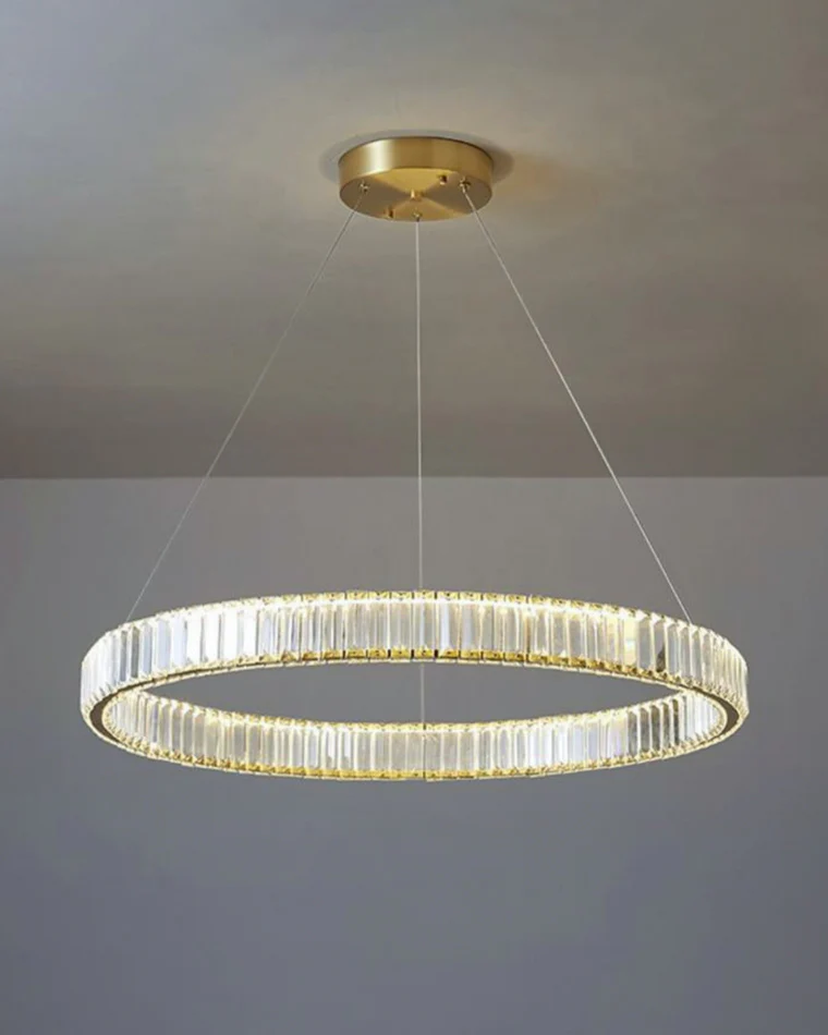 WOMO 2 Tier Circular Crystal Chandelier-WM2192 - Image 14
