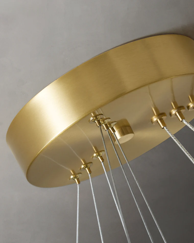 WOMO 2 Tier Circular Crystal Chandelier-WM2192 - Image 16