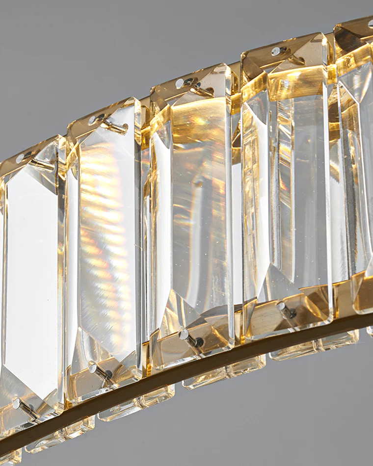 WOMO 2 Tier Circular Crystal Chandelier-WM2192 - Image 18