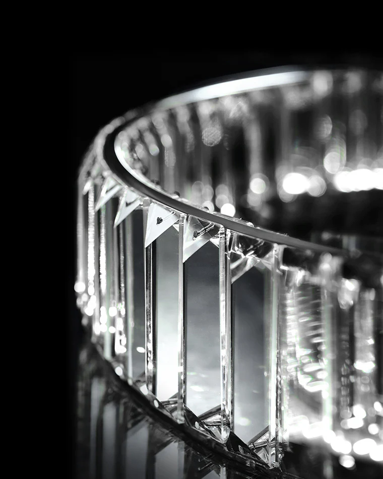 WOMO 2 Tier Circular Crystal Chandelier-WM2192 - Image 19