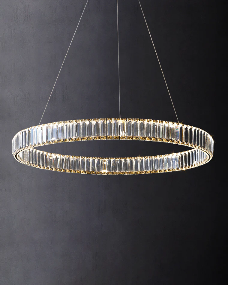 WOMO 2 Tier Circular Crystal Chandelier-WM2192 - Image 7
