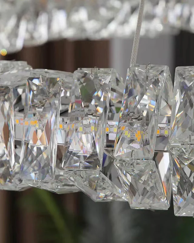 WOMO Crystal Ring Led Chandelier-WM2581 - Image 10