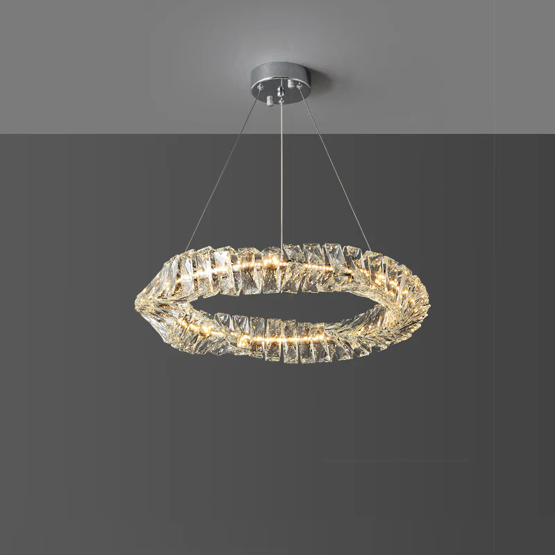 WOMO Crystal Ring Led Chandelier-WM2581 - Image 12