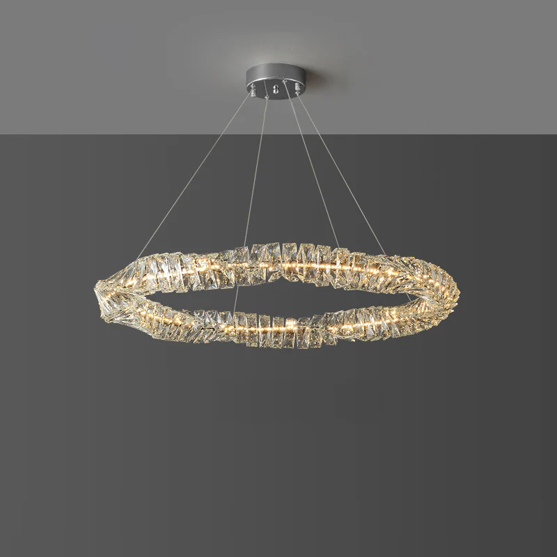 WOMO Crystal Ring Led Chandelier-WM2581 - Image 14