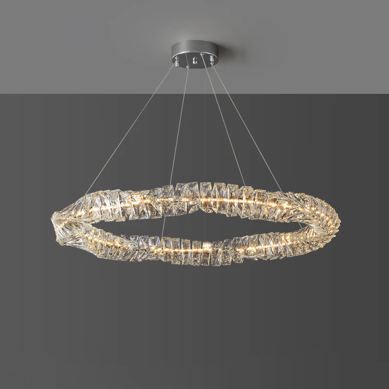 WOMO Crystal Ring Led Chandelier-WM2581 - Image 16