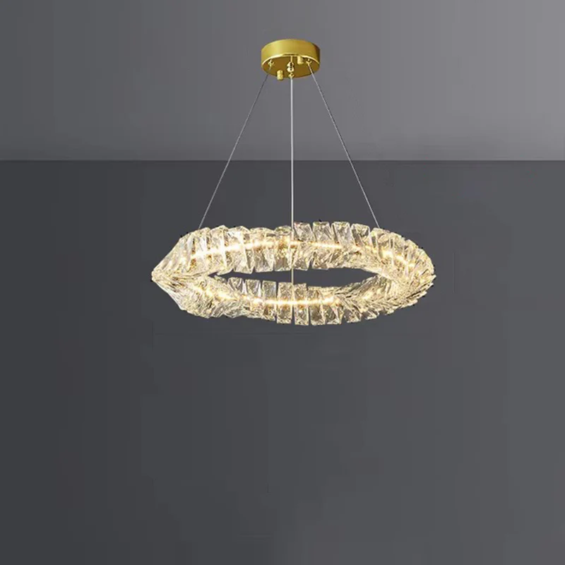WOMO Crystal Ring Led Chandelier-WM2581 - Image 18