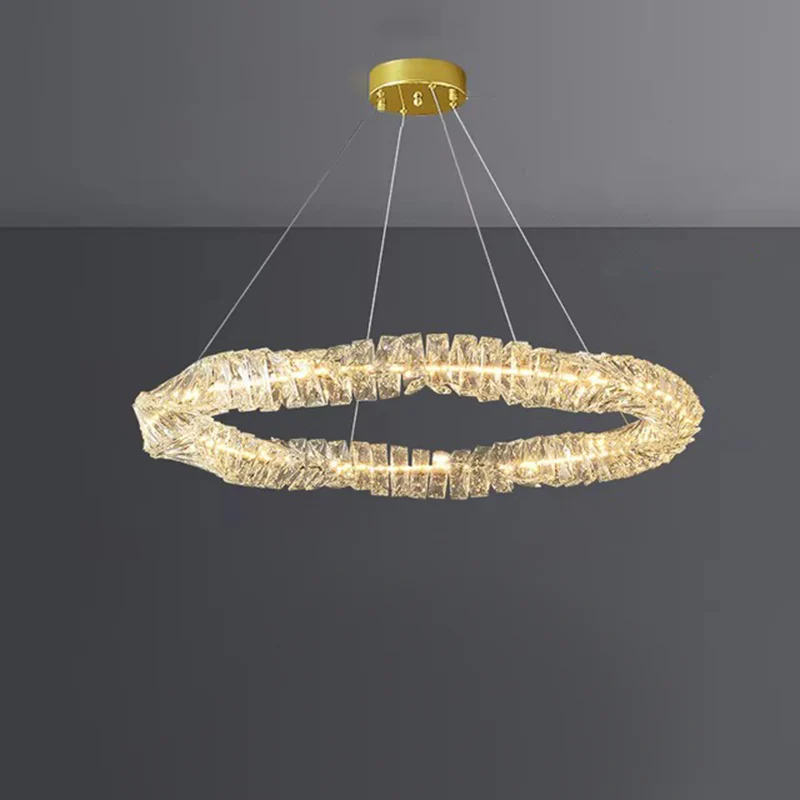 WOMO Crystal Ring Led Chandelier-WM2581 - Image 20