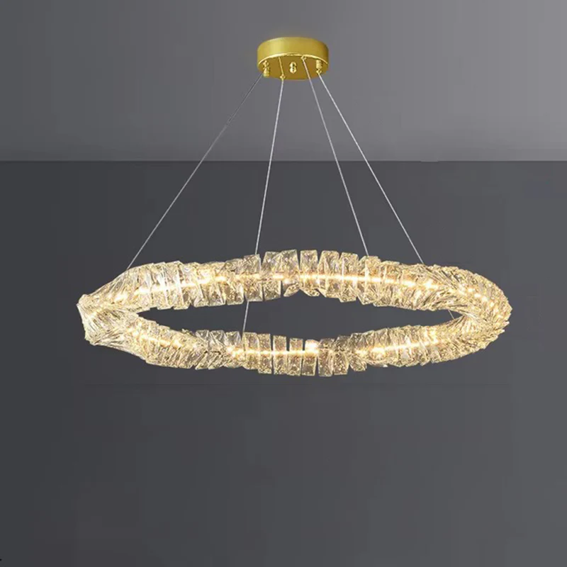 WOMO Crystal Ring Led Chandelier-WM2581 - Image 22