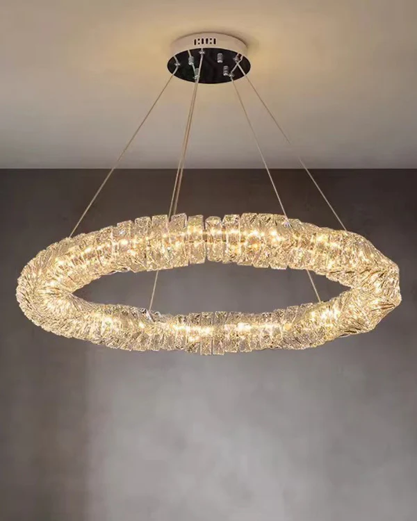 WOMO Crystal Ring Led Chandelier-WM2581 - Image 8