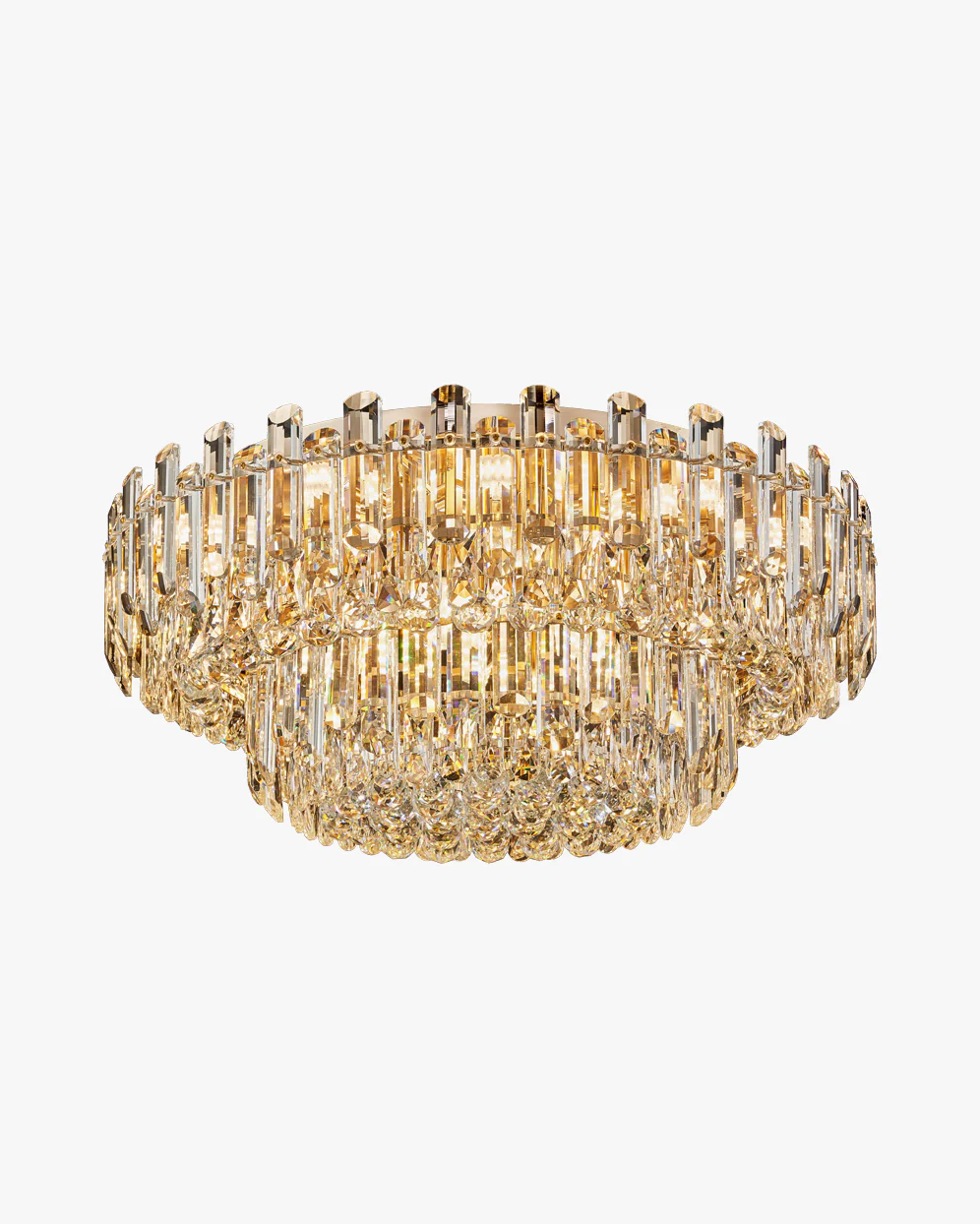 WOMO Crystal Flush Mount Ceiling Light-WM3041