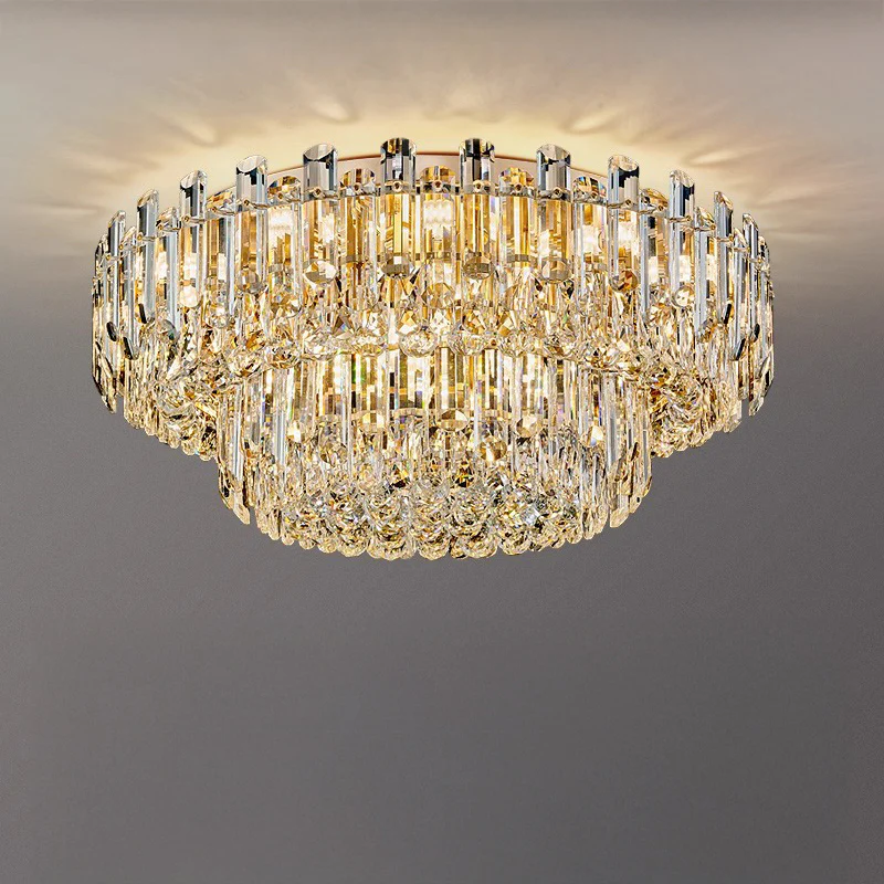 WOMO Crystal Flush Mount Ceiling Light-WM3041 - Image 11