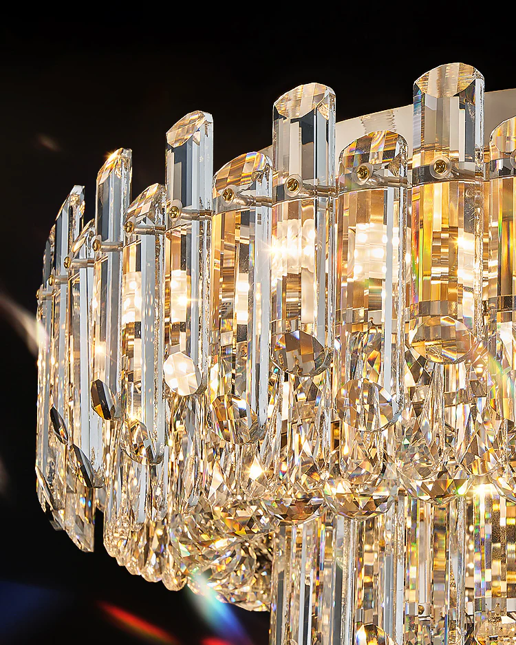 WOMO Crystal Flush Mount Ceiling Light-WM3041 - Image 8