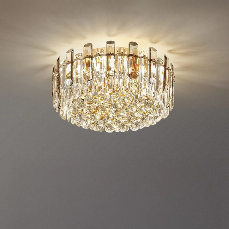 WOMO Crystal Flush Mount Ceiling Light-WM3041 - Image 9