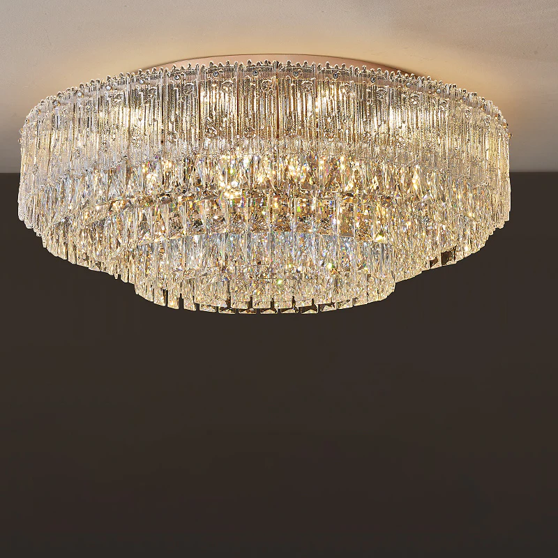 WOMO Crystal Flush Mount Ceiling Light-WM3042 - Image 11