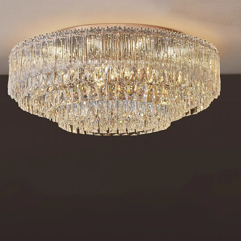 WOMO Crystal Flush Mount Ceiling Light-WM3042 - Image 12