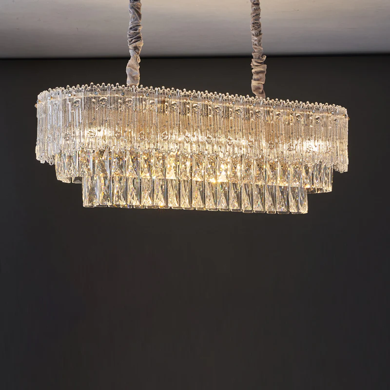 WOMO Crystal Flush Mount Ceiling Light-WM3042 - Image 13