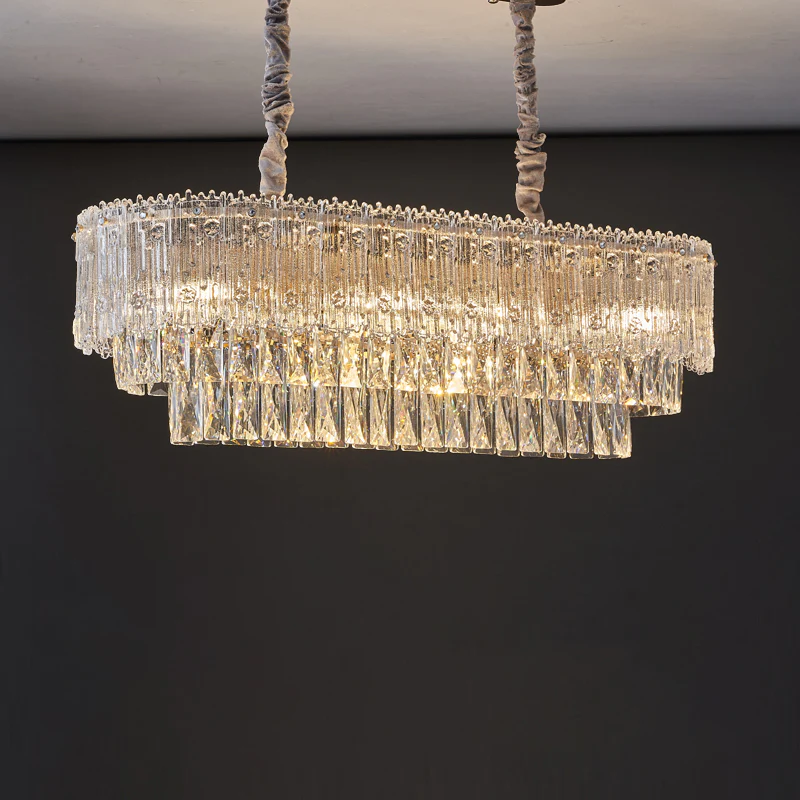 WOMO Crystal Flush Mount Ceiling Light-WM3042 - Image 14