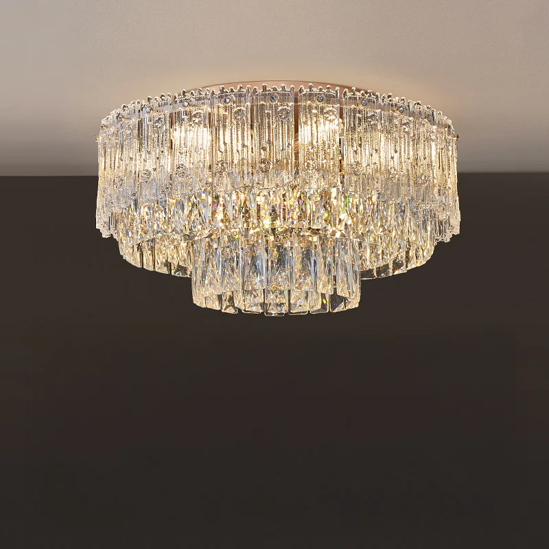 WOMO Crystal Flush Mount Ceiling Light-WM3042 - Image 8