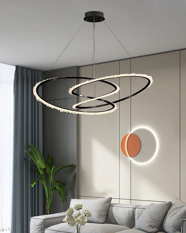 WOMO Infinity Crystal Chandelier-WM2714 - Image 2