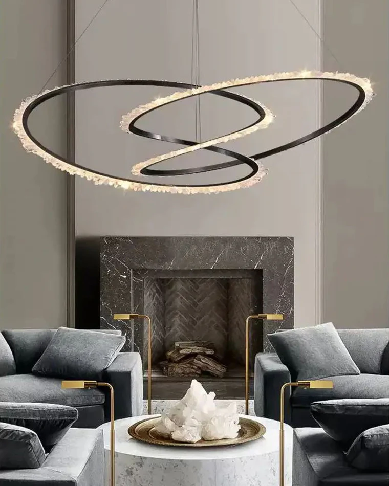 WOMO Infinity Crystal Chandelier-WM2714 - Image 3