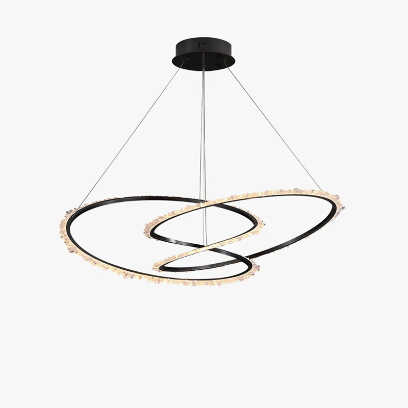 WOMO Infinity Crystal Chandelier-WM2714 - Image 8