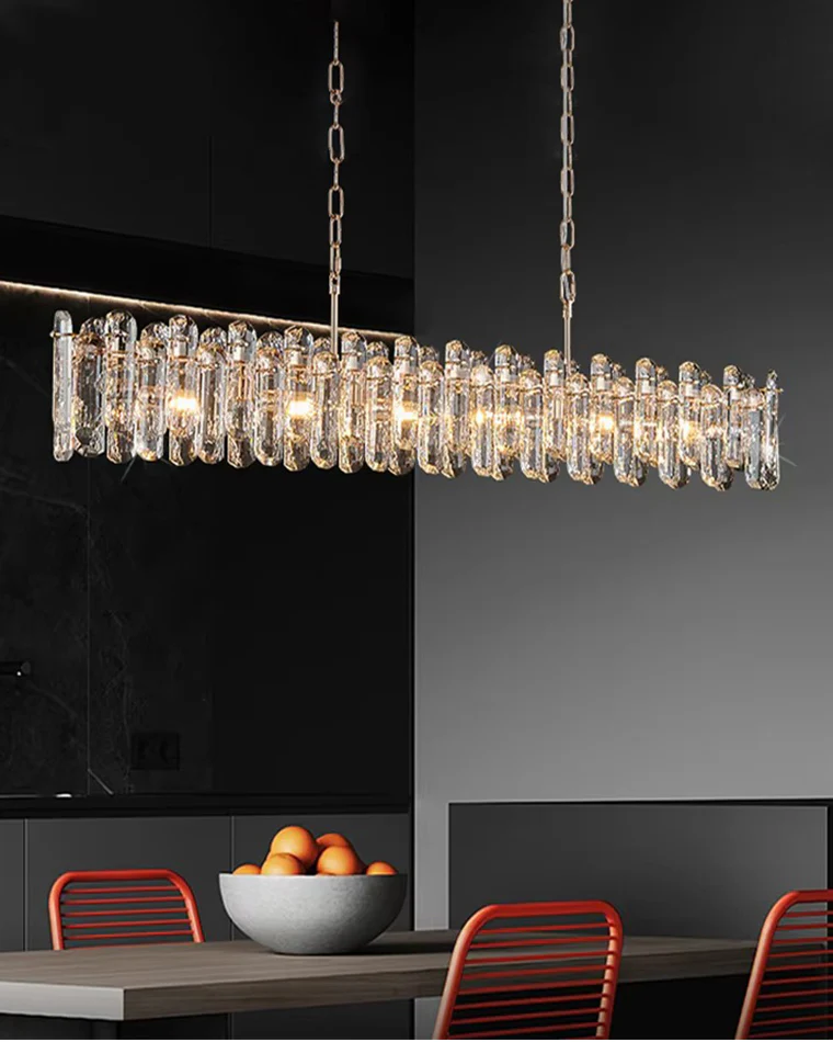 WOMO Crystal Linear Chandelier-WM2383 - Image 6