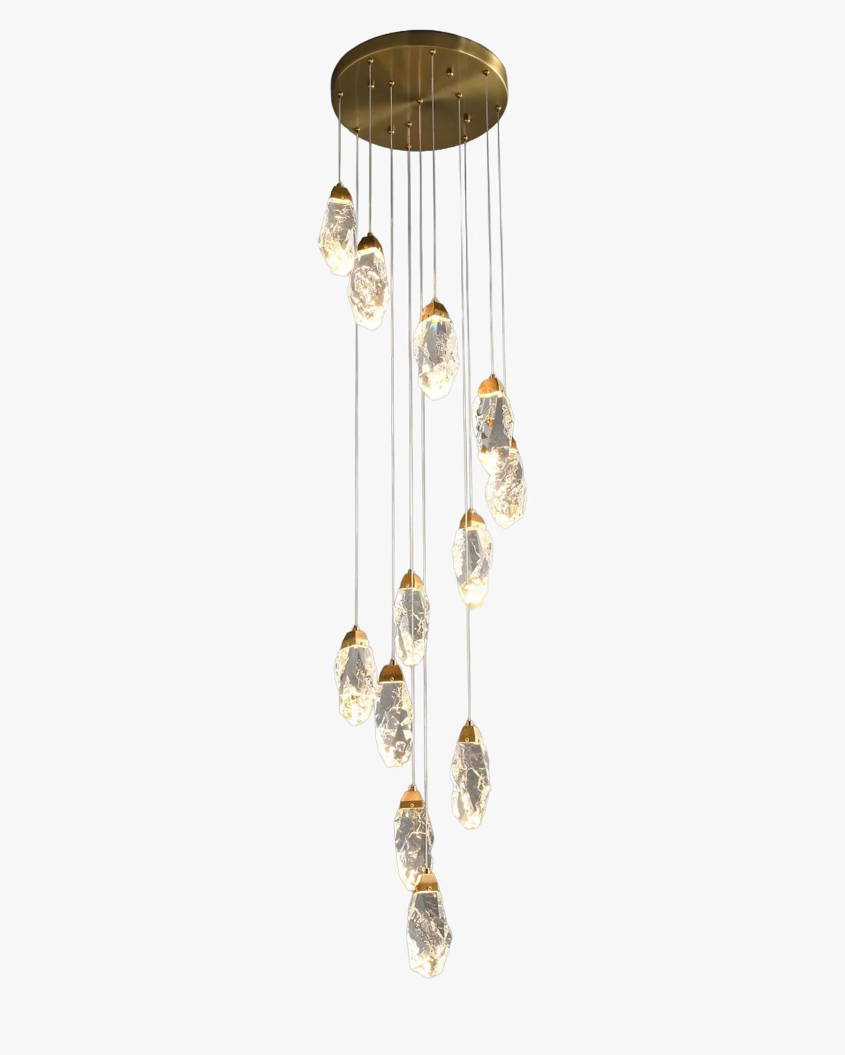 WOMO Crystal Raindrop Chandelier-WM3053