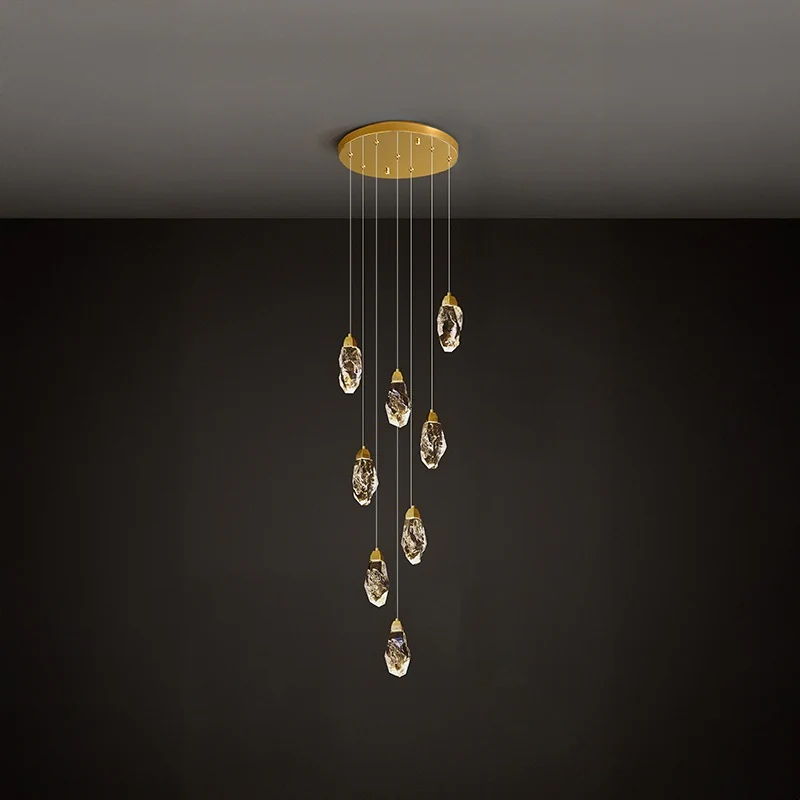 WOMO Crystal Raindrop Chandelier-WM3053 - Image 7