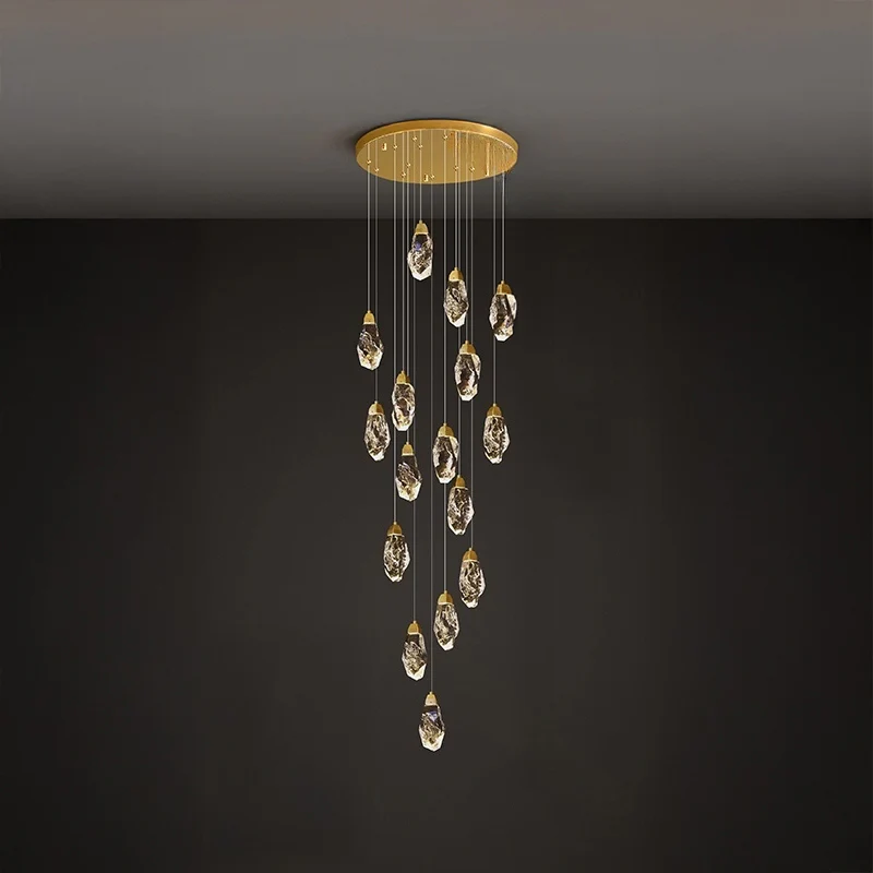 WOMO Crystal Raindrop Chandelier-WM3053 - Image 9