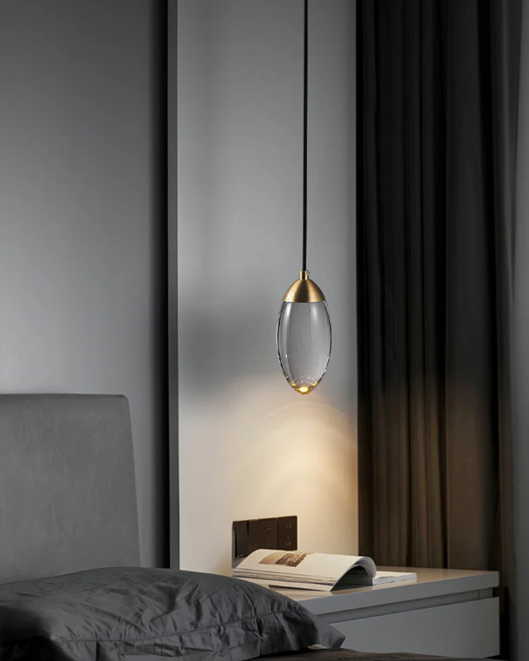 WOMO Crystal Raindrop Pendant Light-WM2732 - Image 4