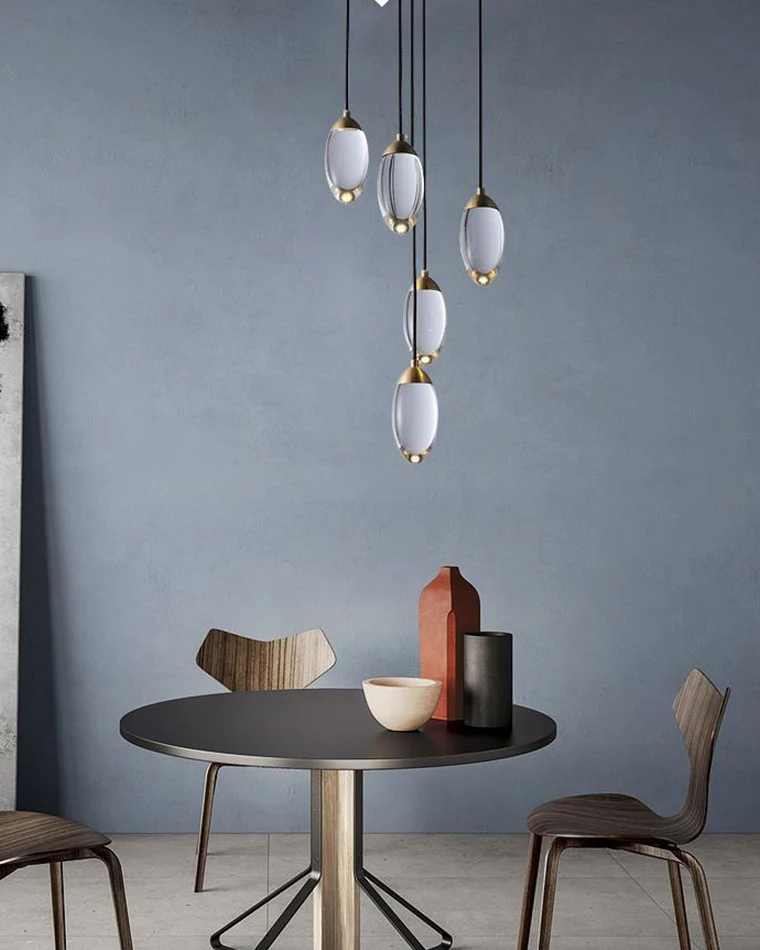 WOMO Crystal Raindrop Pendant Light-WM2732 - Image 5
