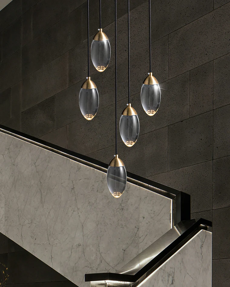 WOMO Crystal Raindrop Pendant Light-WM2732 - Image 7