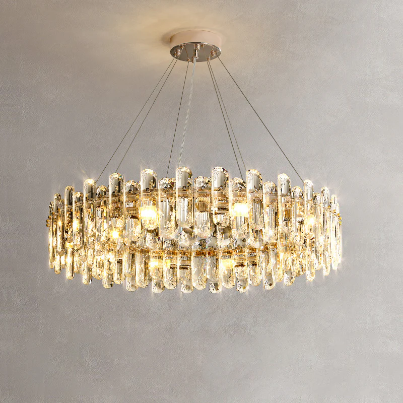 WOMO Crystal Round Chandelier-WM2406 - Image 12