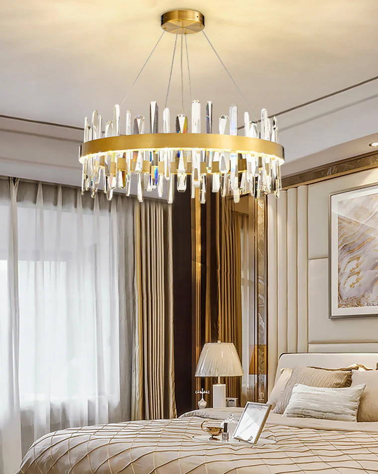 WOMO Round Crystal Chandelier-WM2485a - Image 4