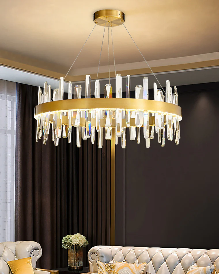 WOMO Round Crystal Chandelier-WM2485a - Image 5