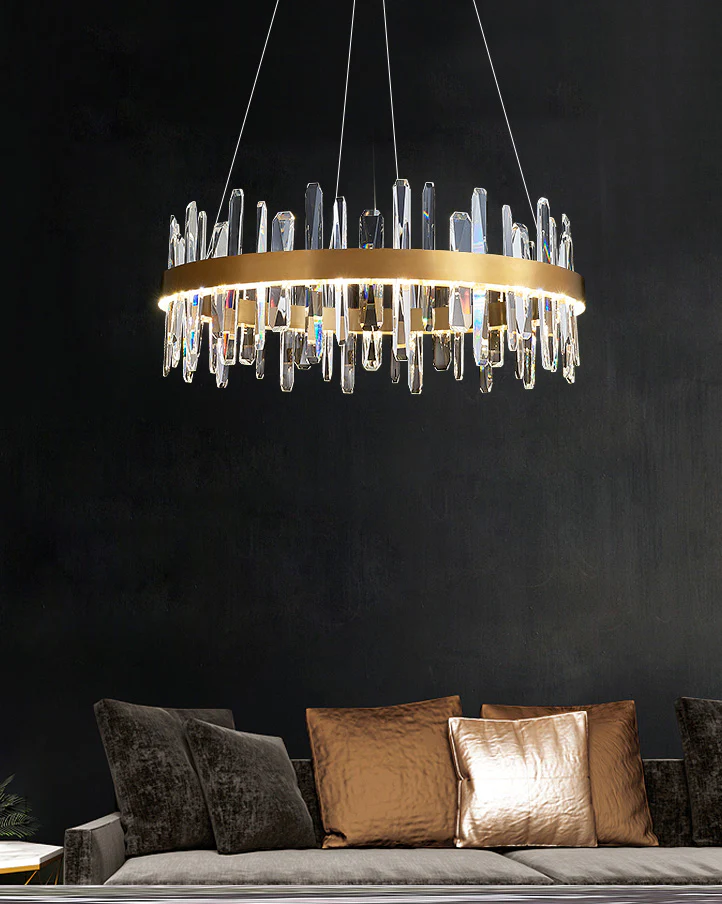 WOMO Round Crystal Chandelier-WM2485a - Image 8
